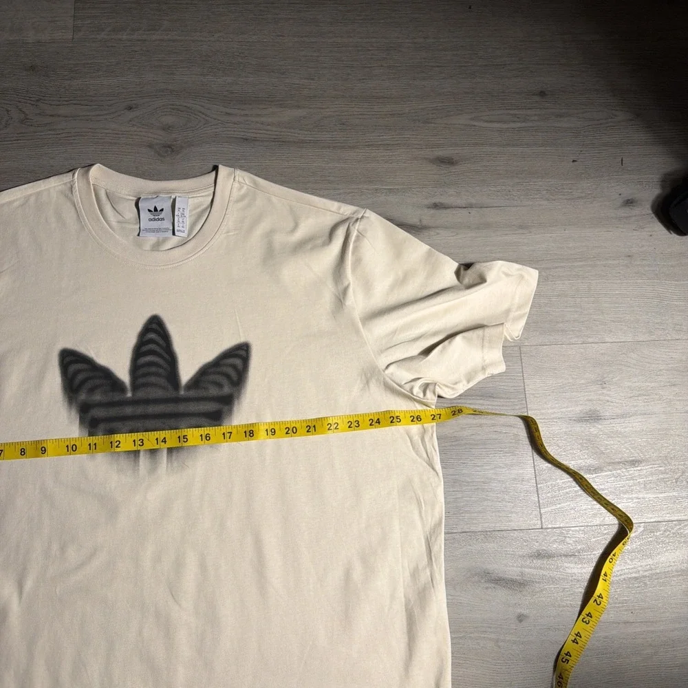 Adidas‎ Originals Trefoil Logo T-Shirt Cream Off-White Men's XL